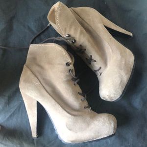 Proenza Schouler suede booties sz 38